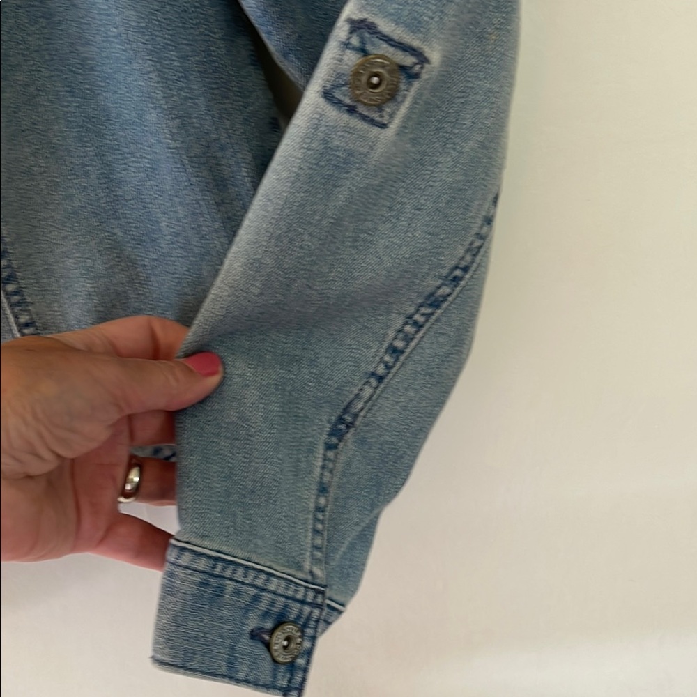 Style & Co Blue Jean Jacket Classic Denim Design - Picture 4 of 8